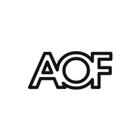 AOF+ logo, AOF+ contact details