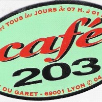 Café 203 logo, Café 203 contact details