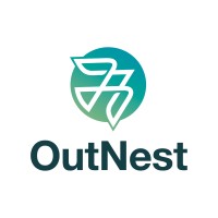 OutNest logo, OutNest contact details