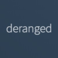 deranged logo, deranged contact details