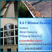 K & T Window Cleaning logo, K & T Window Cleaning contact details