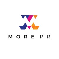 MorePR logo, MorePR contact details