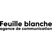 FEUILLE BLANCHE // agence de communication logo, FEUILLE BLANCHE // agence de communication contact details