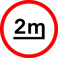 2m-Abstand logo, 2m-Abstand contact details