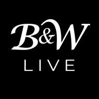 B&W LIVE logo, B&W LIVE contact details