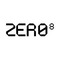 ZERO8 logo, ZERO8 contact details