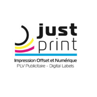 Just Print logo, Just Print contact details