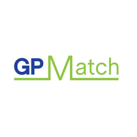 GP Match logo, GP Match contact details