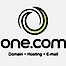 One.com logo, One.com contact details