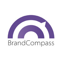 BrandCompass logo, BrandCompass contact details