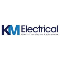 KM Electrical logo, KM Electrical contact details