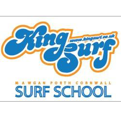 Kingsurf Surf School logo, Kingsurf Surf School contact details