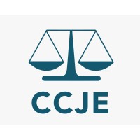 CCJE logo, CCJE contact details