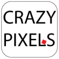 Crazy Pixels logo, Crazy Pixels contact details