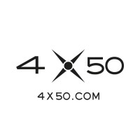 4X50 logo, 4X50 contact details