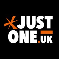 JustOne UK logo, JustOne UK contact details