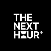 The Next Hour logo, The Next Hour contact details