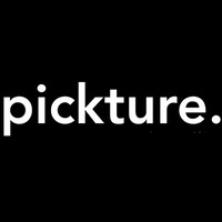 pickture. logo, pickture. contact details