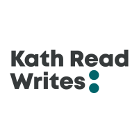 KathReadWrites logo, KathReadWrites contact details