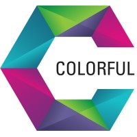 Colorful logo, Colorful contact details