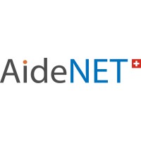 AideNET logo, AideNET contact details