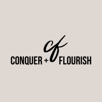 Conquer + Flourish logo, Conquer + Flourish contact details