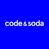 code and soda logo, code and soda contact details