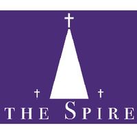 The Spire logo, The Spire contact details