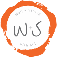 Well and Strong with MS logo, Well and Strong with MS contact details