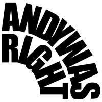 Andy Was Right logo, Andy Was Right contact details