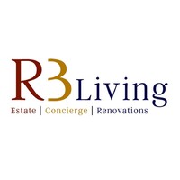 R3 Living logo, R3 Living contact details