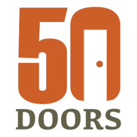 50 Doors logo, 50 Doors contact details