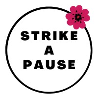 Strike a Pause logo, Strike a Pause contact details