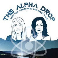 The Alpha Drop logo, The Alpha Drop contact details