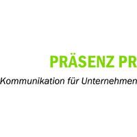 PRÄSENZ PR logo, PRÄSENZ PR contact details