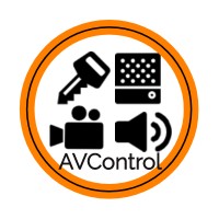 AVControl logo, AVControl contact details