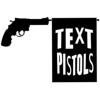 Text Pistols logo, Text Pistols contact details