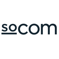 so'com communication logo, so'com communication contact details