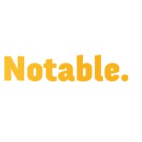 Notable. logo, Notable. contact details