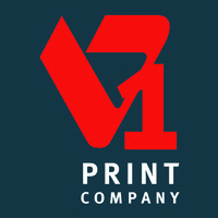 V1 Printcompany A/S logo, V1 Printcompany A/S contact details