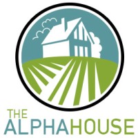 The Alpha House logo, The Alpha House contact details