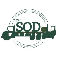 The Sod Store logo, The Sod Store contact details