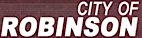 City of Robinson logo, City of Robinson contact details