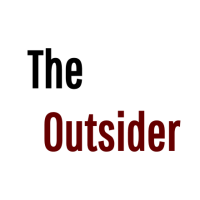 The Outsider logo, The Outsider contact details