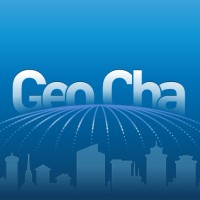 GeoCha logo, GeoCha contact details