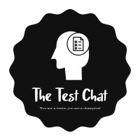 The Test Chat logo, The Test Chat contact details