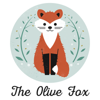 The Olive Fox logo, The Olive Fox contact details