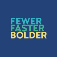 FewerFasterBolder logo, FewerFasterBolder contact details