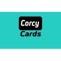 CorcyCards logo, CorcyCards contact details