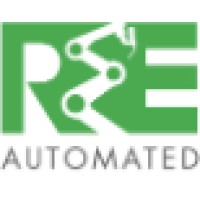 R&E Automated logo, R&E Automated contact details